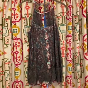 Anthro Lace Tank Top